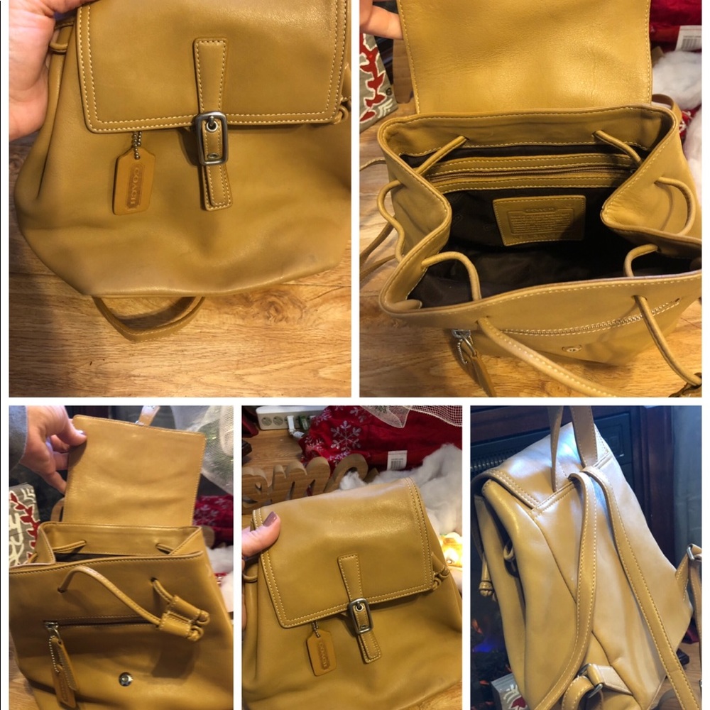 Coach backpack purse